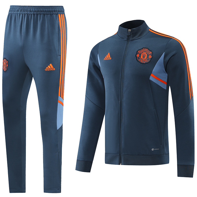 AAA Quality Manchester Utd 22/23 Tracksuit - Navy Blue